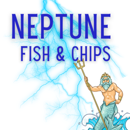 Neptune Fish and Chips  logo.